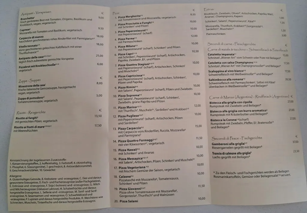 Menu_La Corona_Obertshausen_image_1