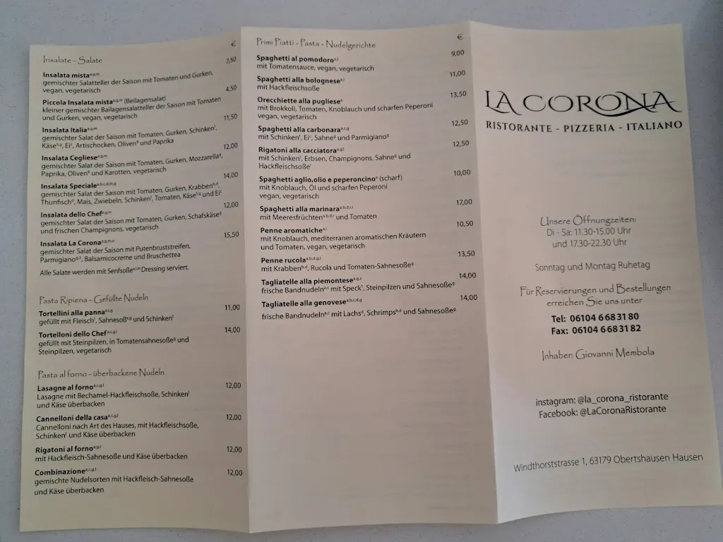 Menu_La Corona_Obertshausen_image_2