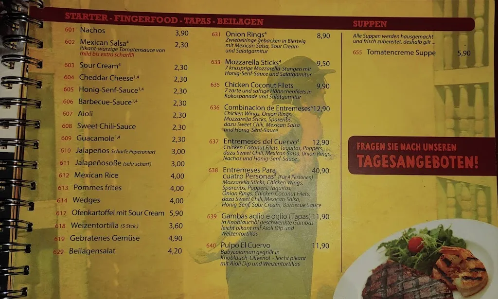 Menu_El Cuervo Cantina Y Bar_Obertshausen_immagine_2