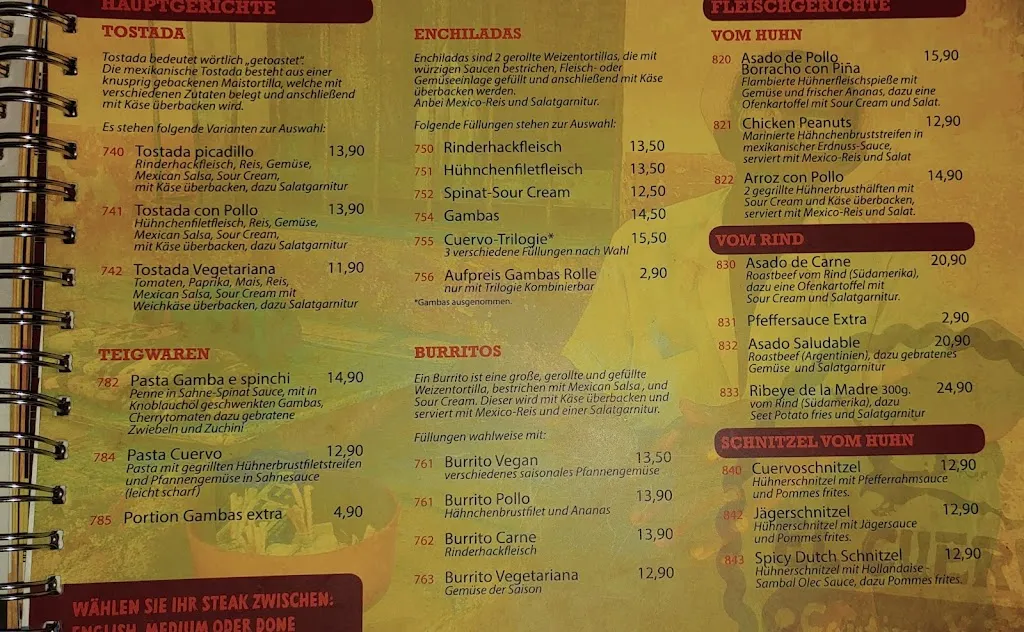 Menu_El Cuervo Cantina Y Bar_Obertshausen_immagine_4