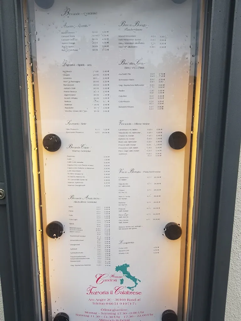 Menu_Restaurante Candioti “Trattoria il Calabrese”_Rasdorf_immagine_2