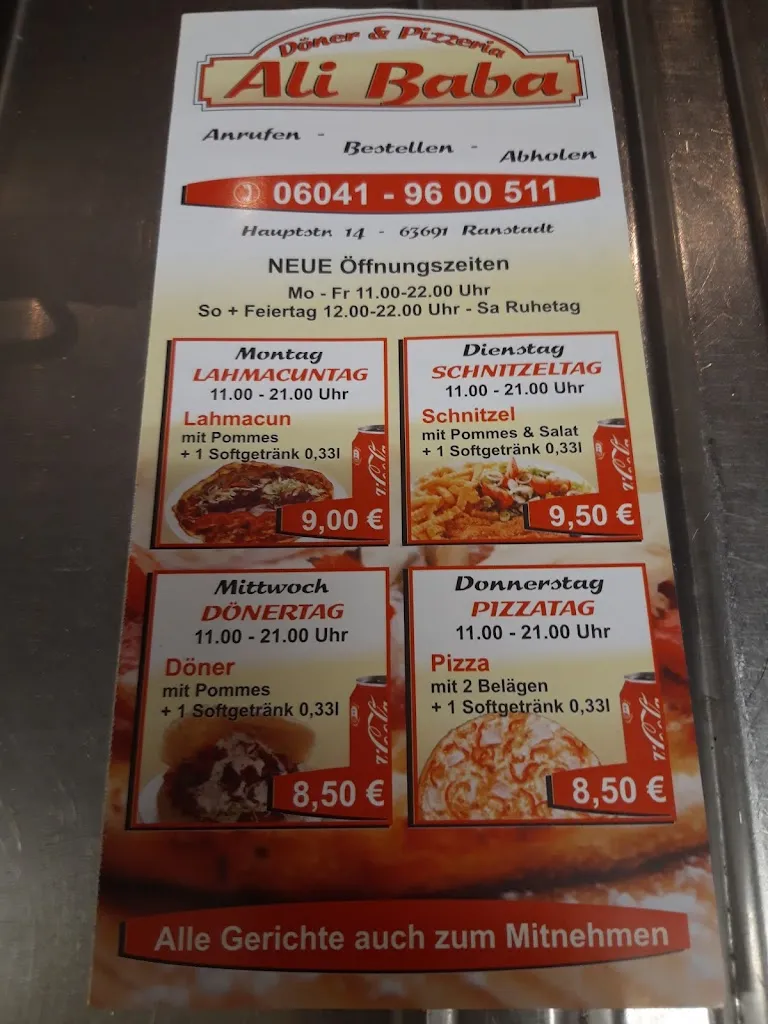 Menu_Ali Baba Döner & Pizza Ranstadt_Ranstadt_imagen_3