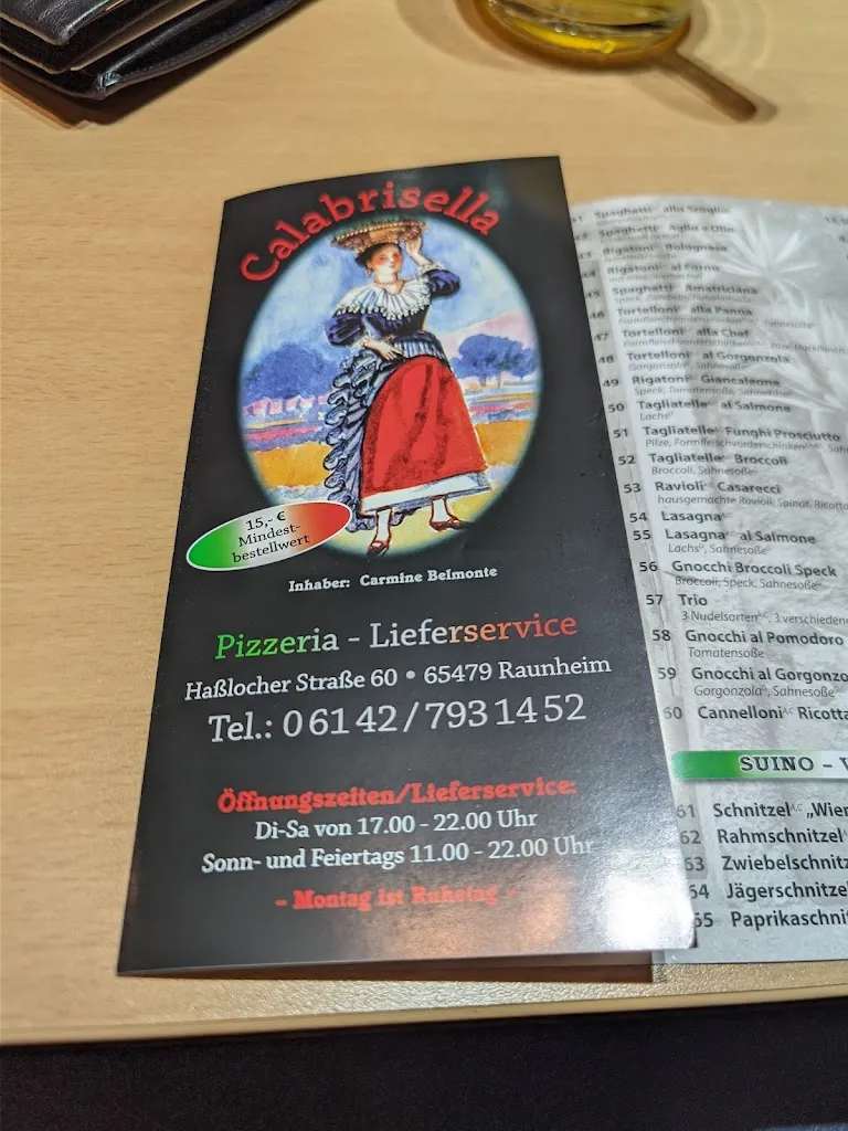 Menü_Trattoria Pizzeria Calabrisella_Raunheim_Bild_1