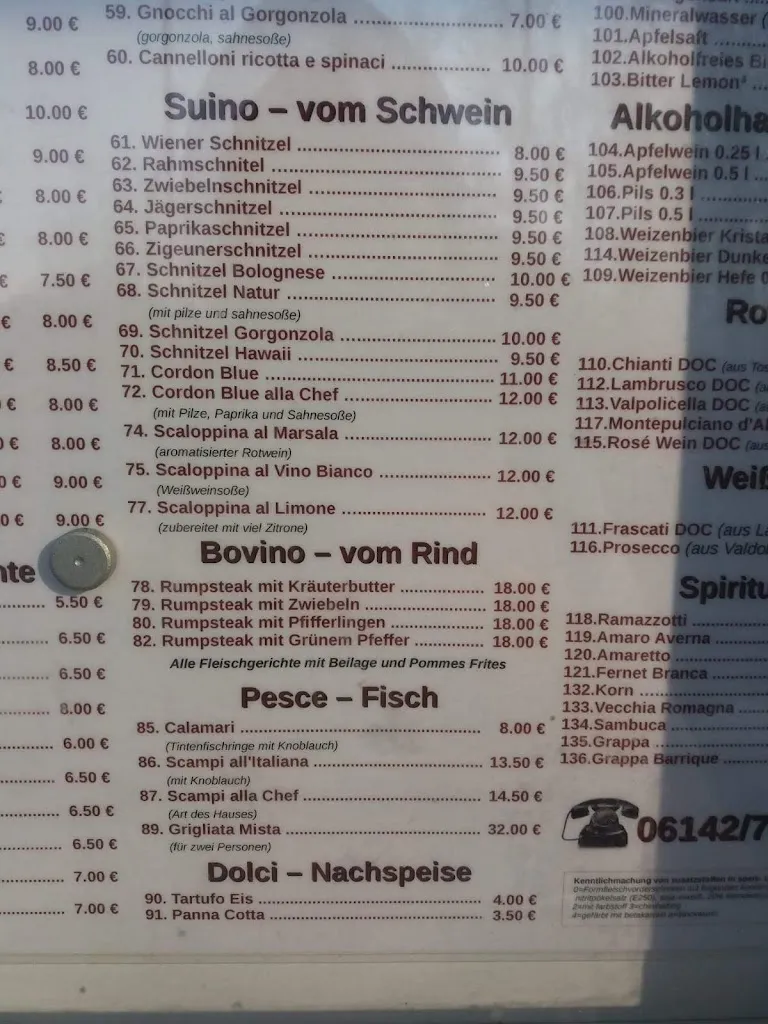 Menü_Trattoria Pizzeria Calabrisella_Raunheim_Bild_2