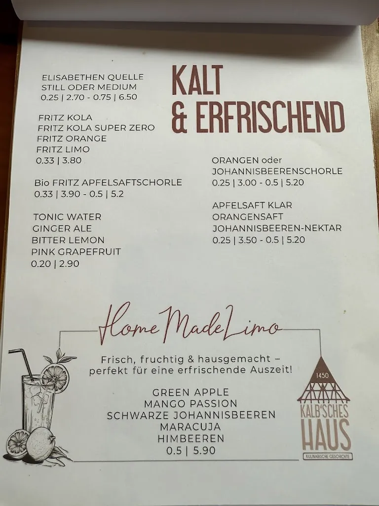 Menu_Kalb'sches Haus Restaurant_Reinheim_image_1