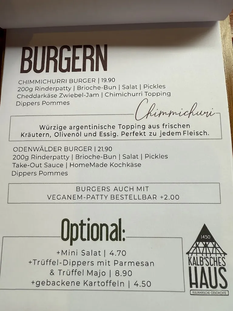 Menu_Kalb'sches Haus Restaurant_Reinheim_image_2
