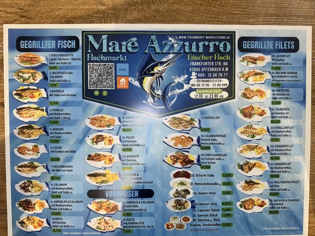 Menu_Fischmarkt Mare Azzurro - Offenbach am Main_Main_image_1