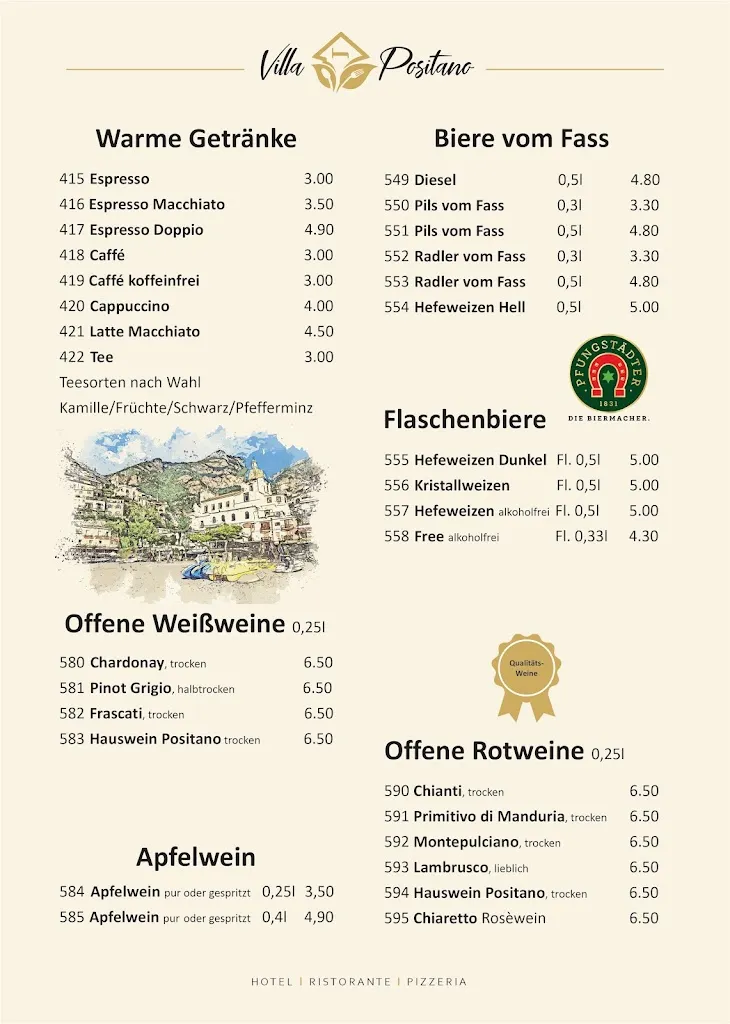 Menu_Villa Positano_Riedstadt_immagine_1