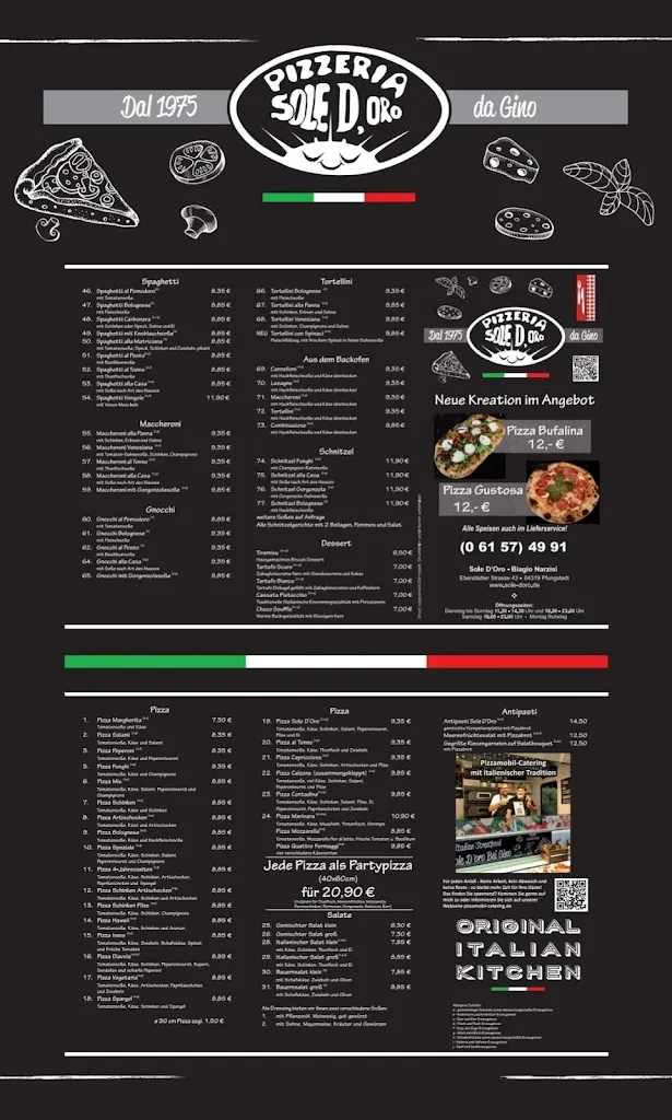 Menu_Pizzeria Sole D'Oro - Italienisches Restaurant_Pfungstadt_image_1