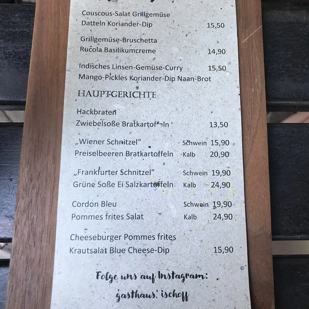Menu_Gasthaus & Hotel Bischoff_Rodgau_immagine_4