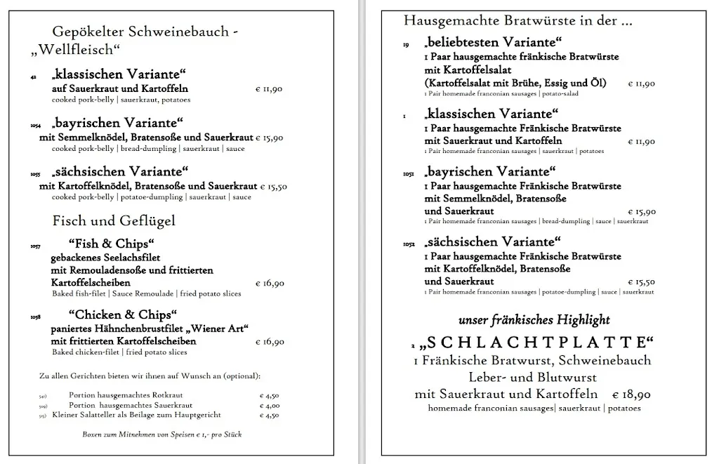 Menu_Restaurant Gasthaus zur Schranne in Rothenburg o/T_Tauber_image_4
