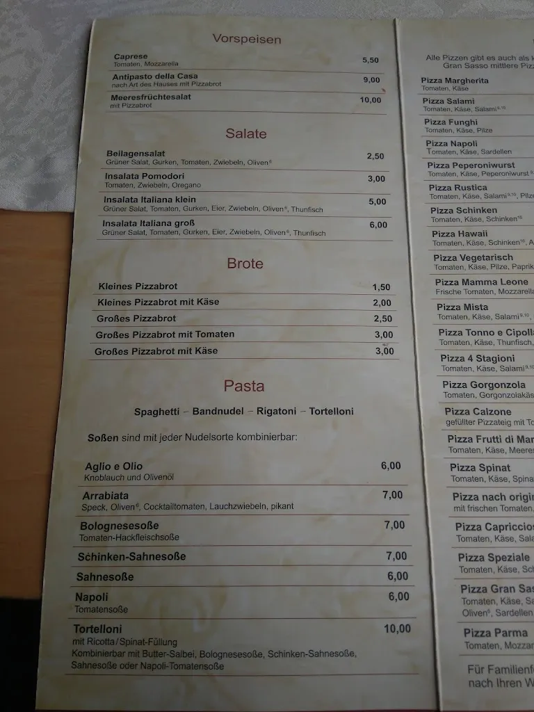 Menu_Pizzeria Stuzzicheria Gran Sasso_Roßdorf_image_1