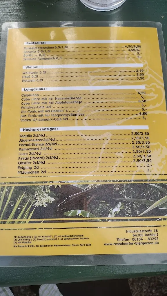 Menu_Roßdörfer Biergarten_Roßdorf_immagine_2