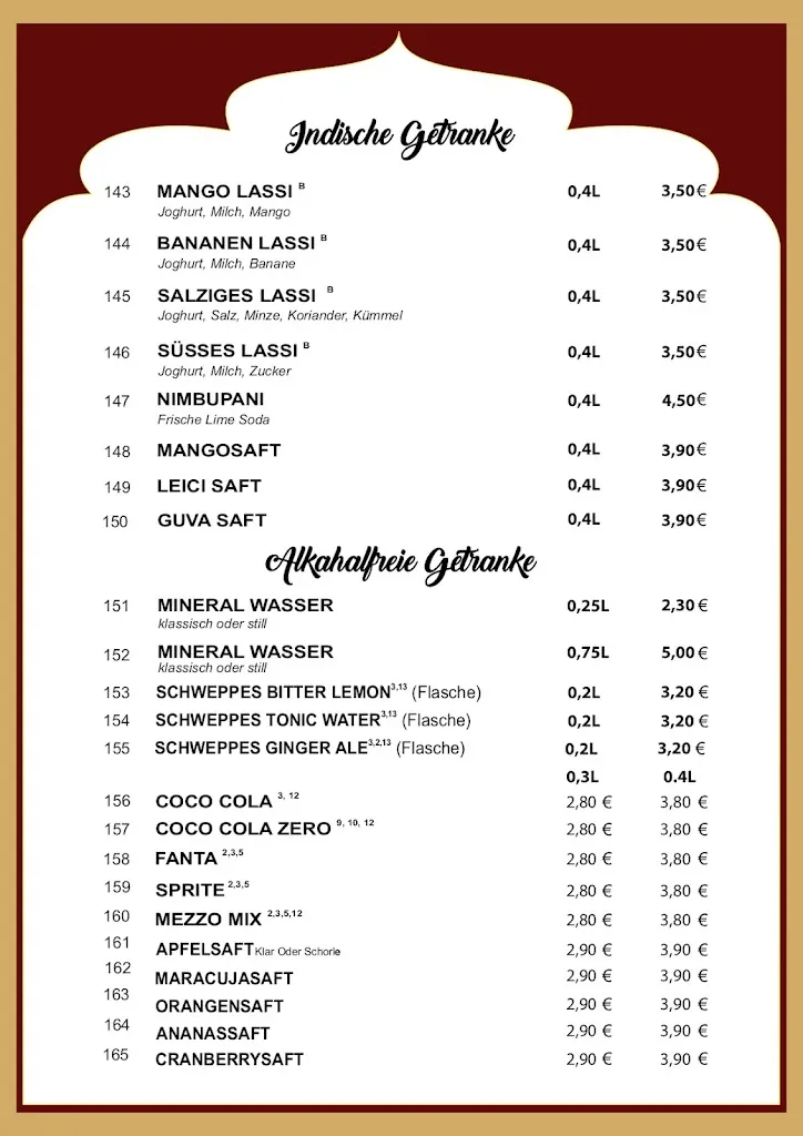 Menu_Mother India Dream Schaafheim_Schaafheim_image_1