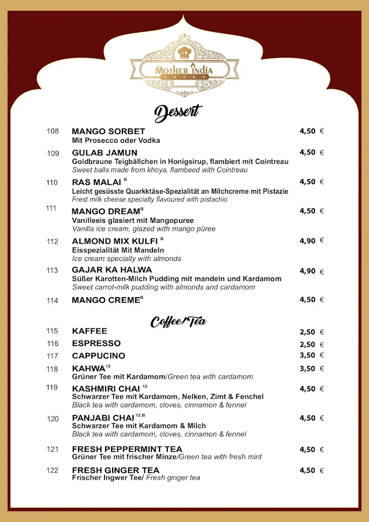 Menu_Mother India Dream Schaafheim_Schaafheim_image_3