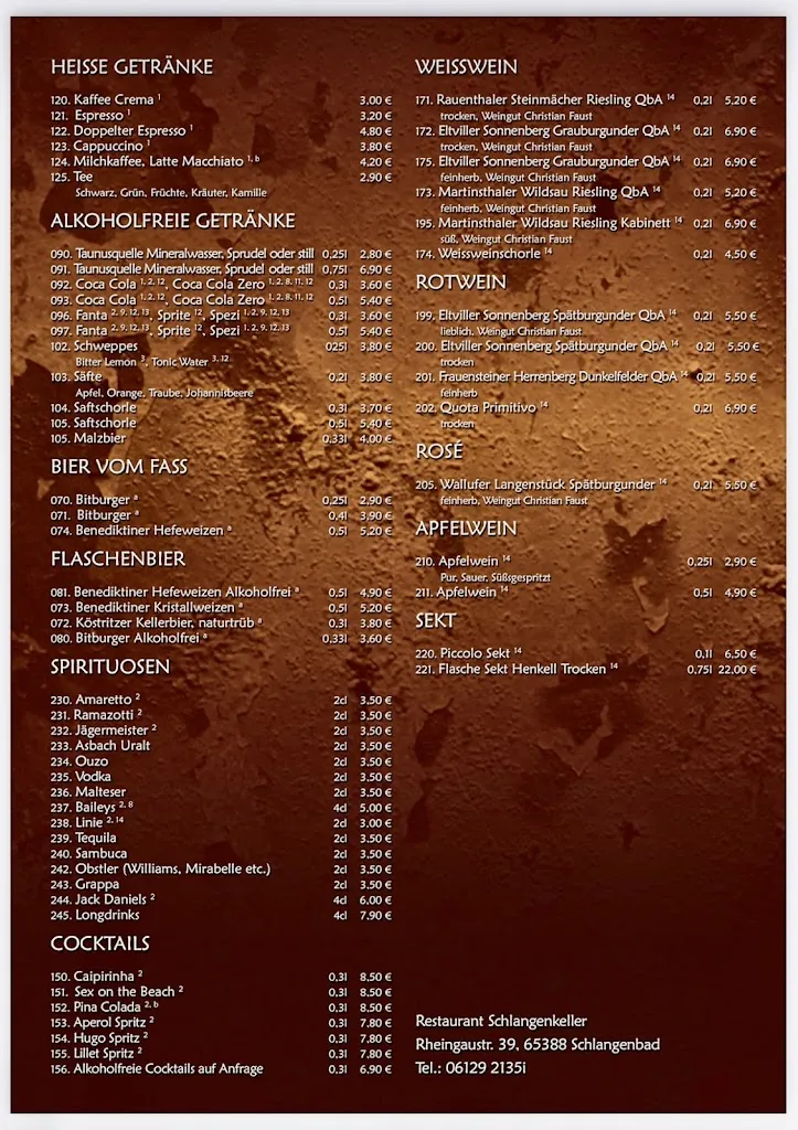 Menu_Restaurant Schlangenkeller_Schlangenbad_image_1