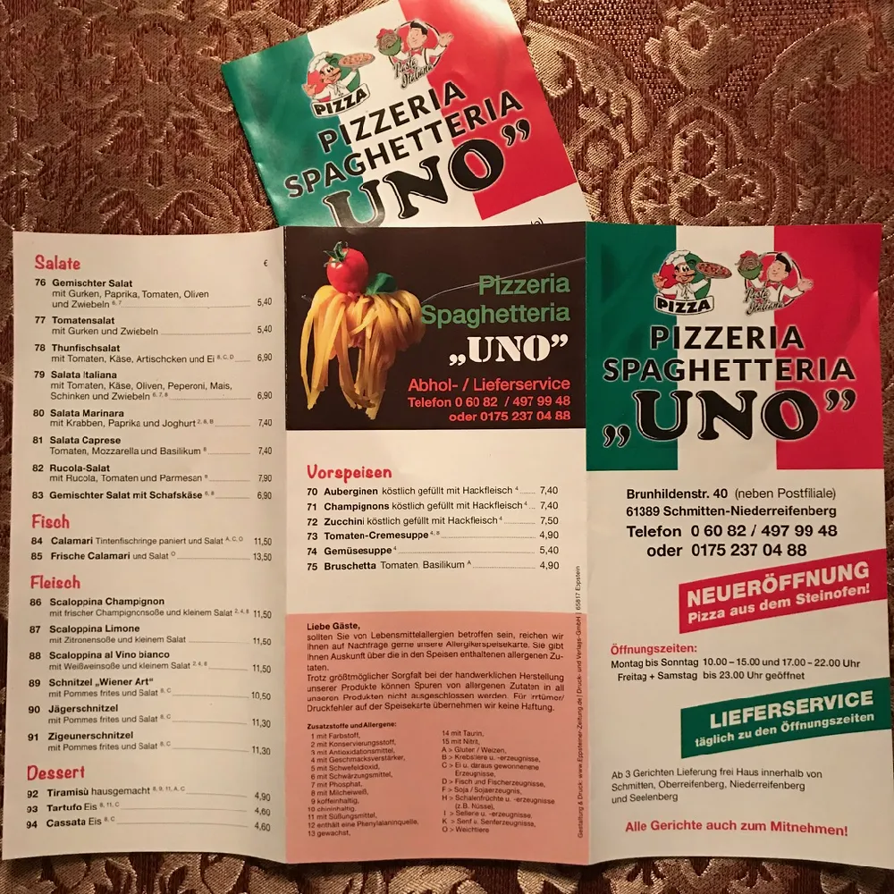 Menu_Pizzeria Uno_Taunus_image_1