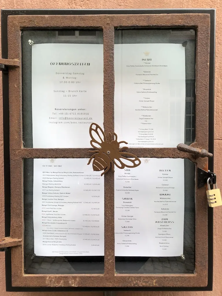 Menu_BEES Restaurant_Rhein_image_1