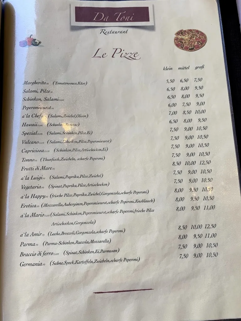 Menu_Ristorante Pizzeria Da Toni_Rhein_image_1