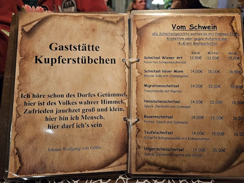 Menü_Gaststätte Kupferstübchen_Sontra_Bild_1