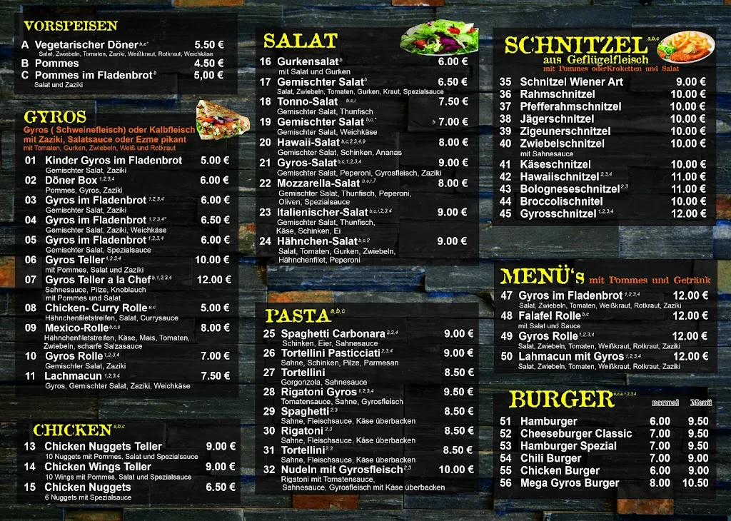 Menu_Euro Döner Pizzeria_Sontra_image_1