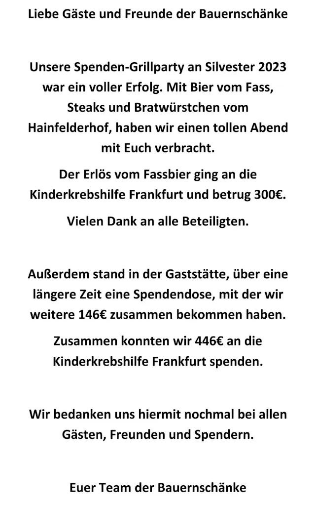 Menu_Gaststätte Bauernschänke_Straße_image_4