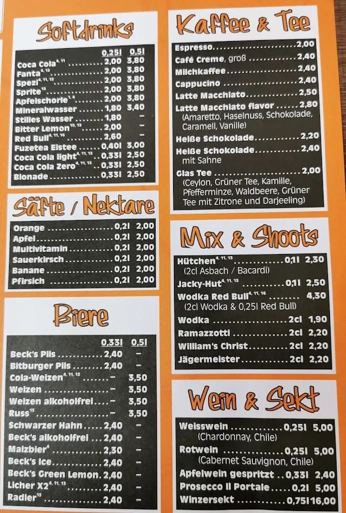 Menu_Autohof Schlüchtern Distelrasen / Cafe66_Schlüchtern_immagine_2