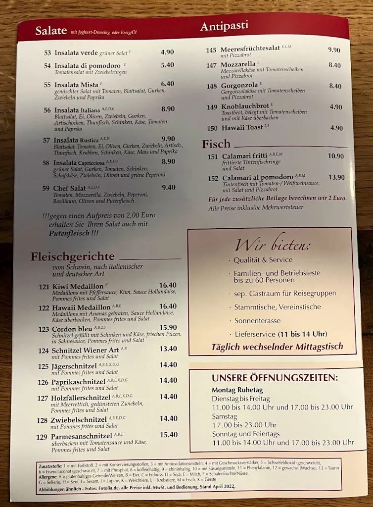 Menu_Ristorante - Pizzeria LaVita_Schlüchtern_immagine_1