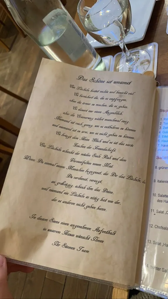 Menu_Restaurant- u. Partyservice Gastwirtschaft Sünnen_Steffeln_image_1