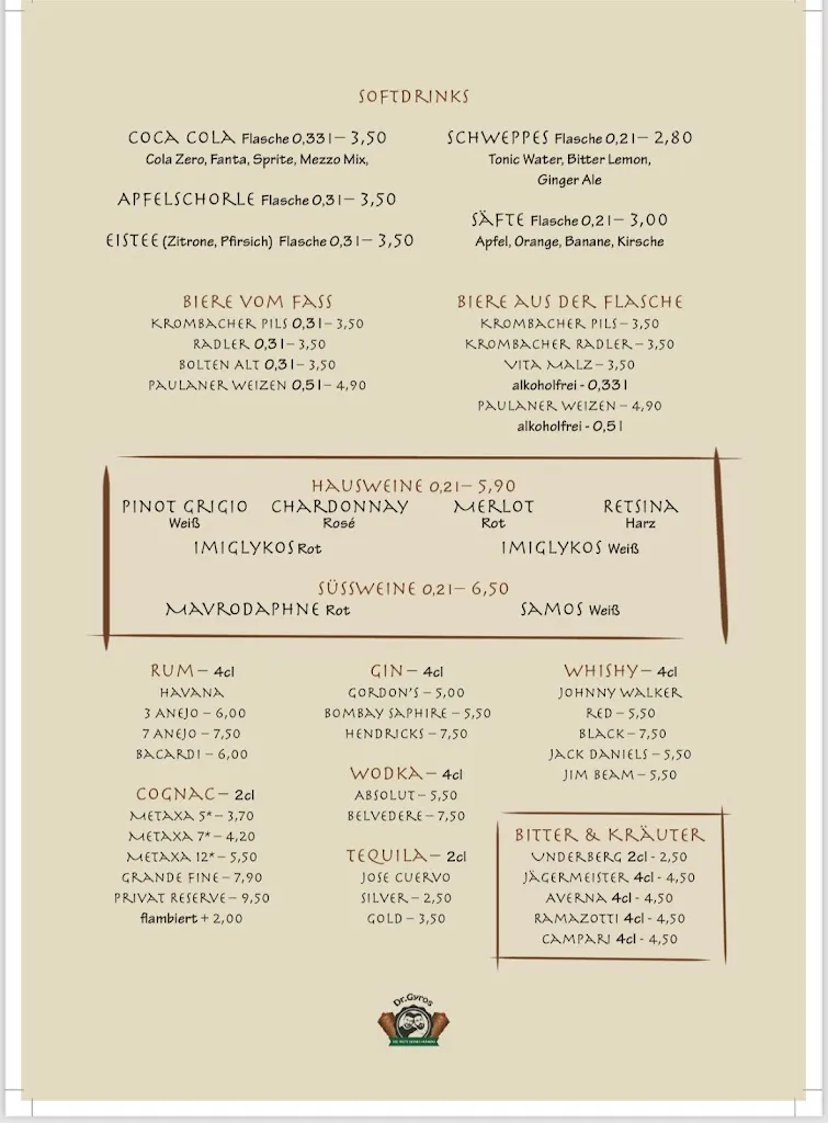 Menu_Notre's Café & Restaurant Inselschlösschen am Hariksee_Schwalmtal_immagine_2