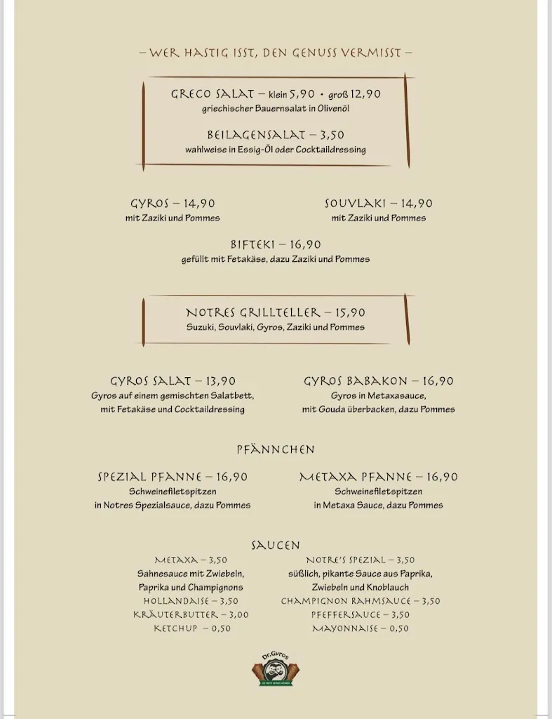 Menu_Notre's Café & Restaurant Inselschlösschen am Hariksee_Schwalmtal_immagine_3