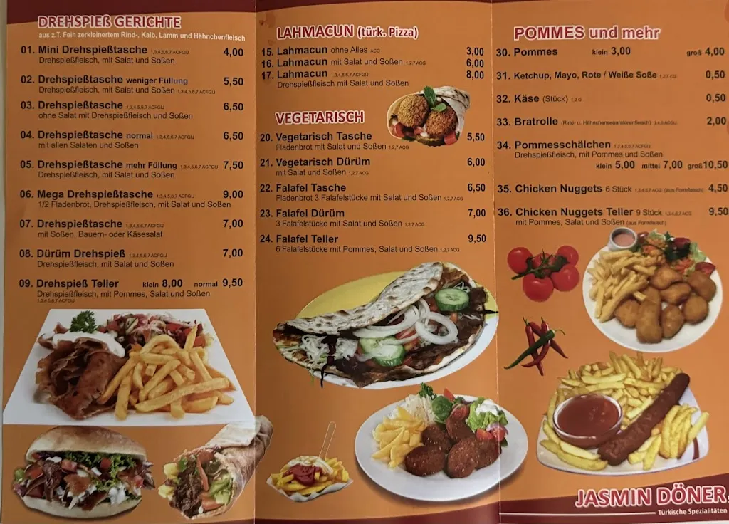 Menu_Jasmin Döner Amern_Schwalmtal_immagine_2