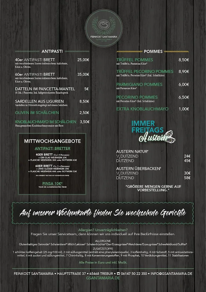 Menü_Feinkost Santamaria GSANTAMARIA.DE - Guter Geschmack seit 1980_Trebur_Bild_1