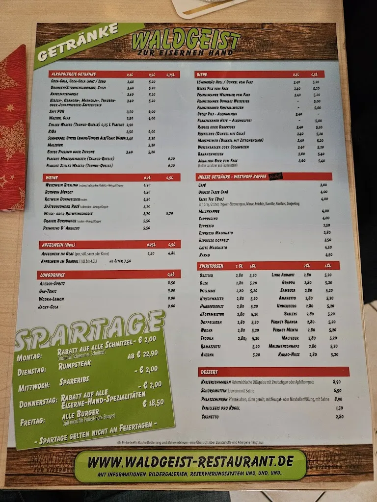 Menu_Waldgeist zur Eisernen Hand_Taunusstein_image_1