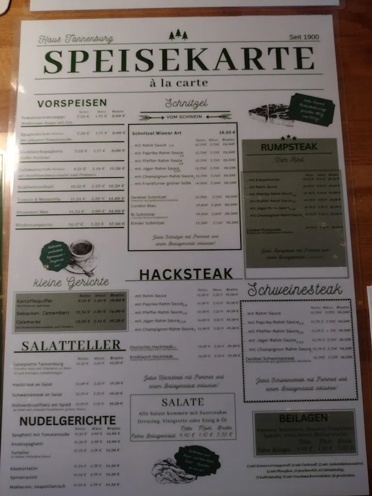 Menu_Haus Tannenburg_Taunusstein_immagine_2