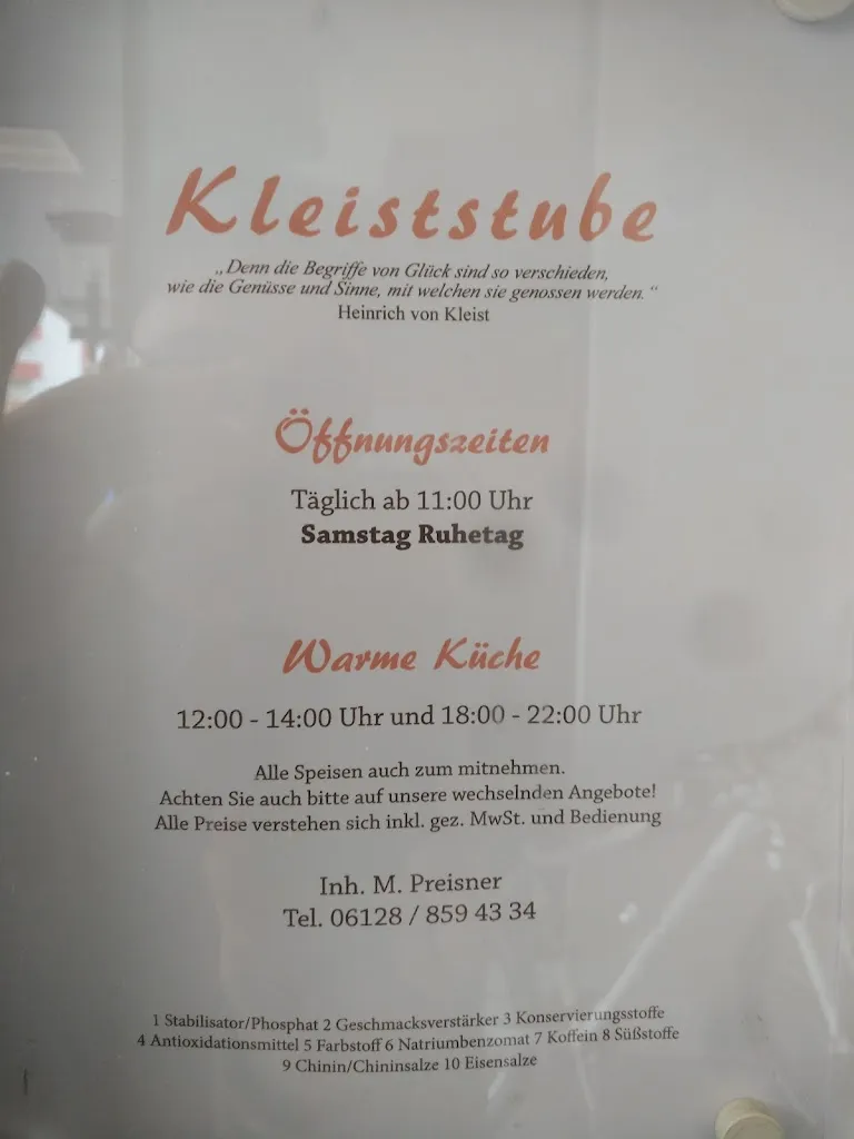 Menu_Porter House_Taunusstein_immagine_2