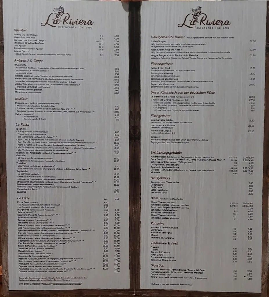 Menu_Ristorante La Riviera_Taunusstein_image_1