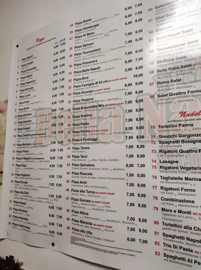 Menu_Bella Napoli_Taunusstein_immagine_4