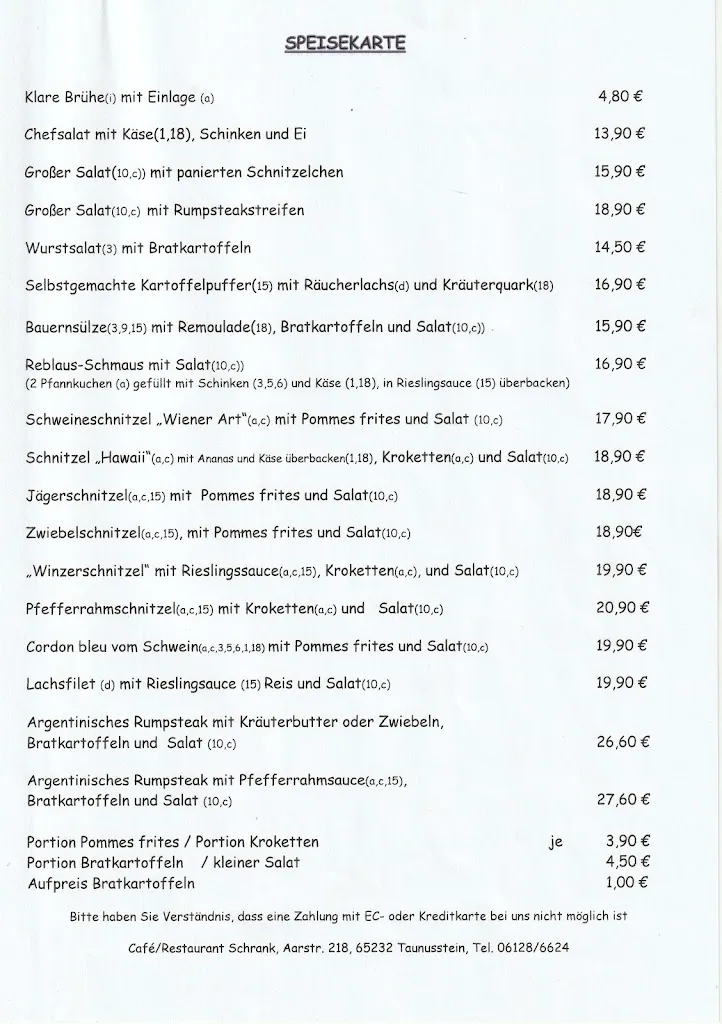 Menü_Café-Restaurant Schrank_Taunusstein_Bild_1