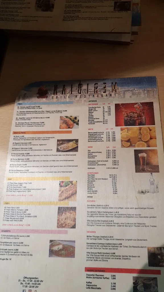 Menu_Meridian Steak&Grill Restaurant_Wächtersbach_immagine_1