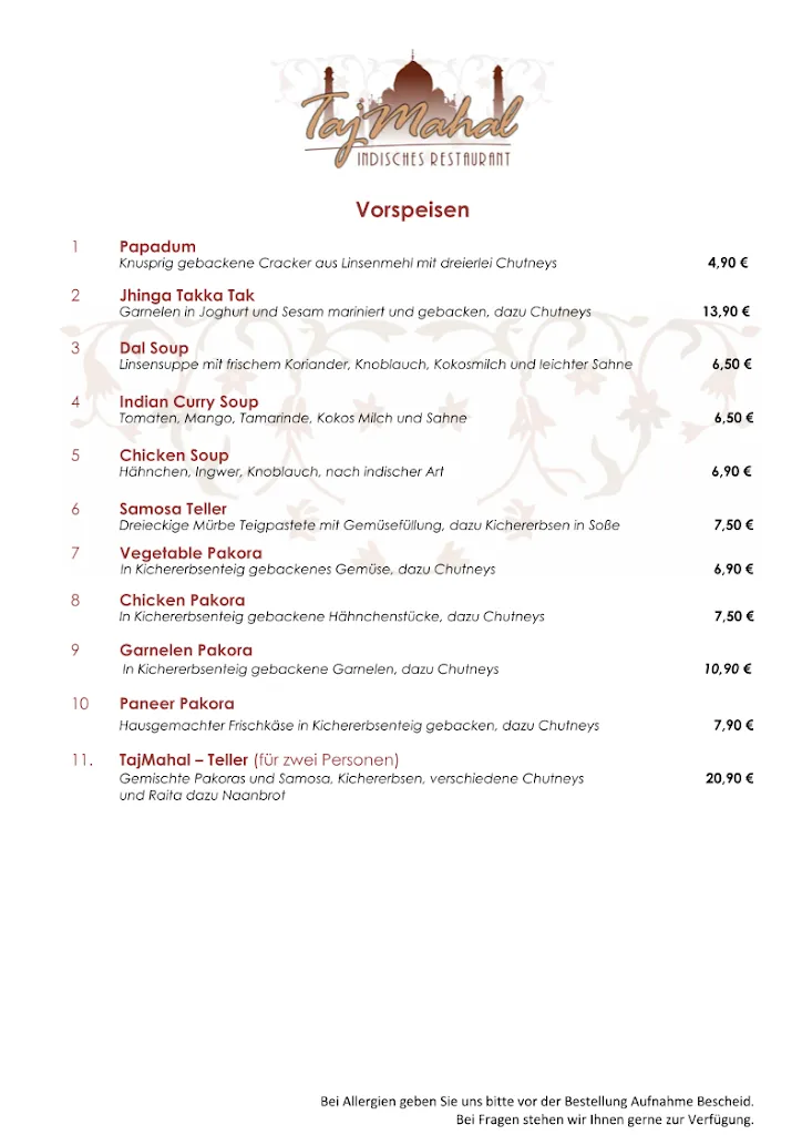 Menu_Taj Mahal Indisches Restaurant_Vellmar_image_4