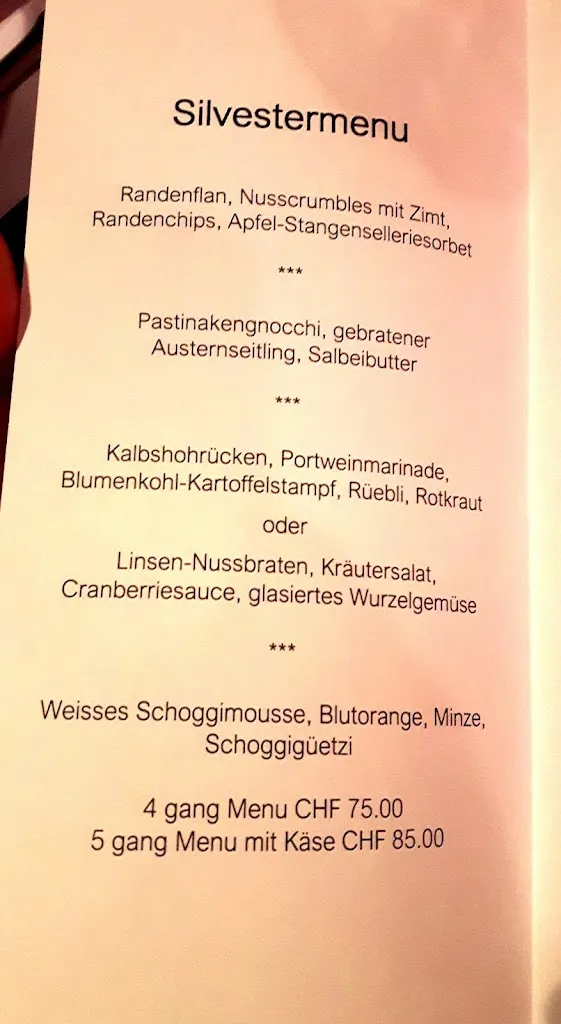 Menu_Restaurant Le Beizli_Köniz_immagine_2