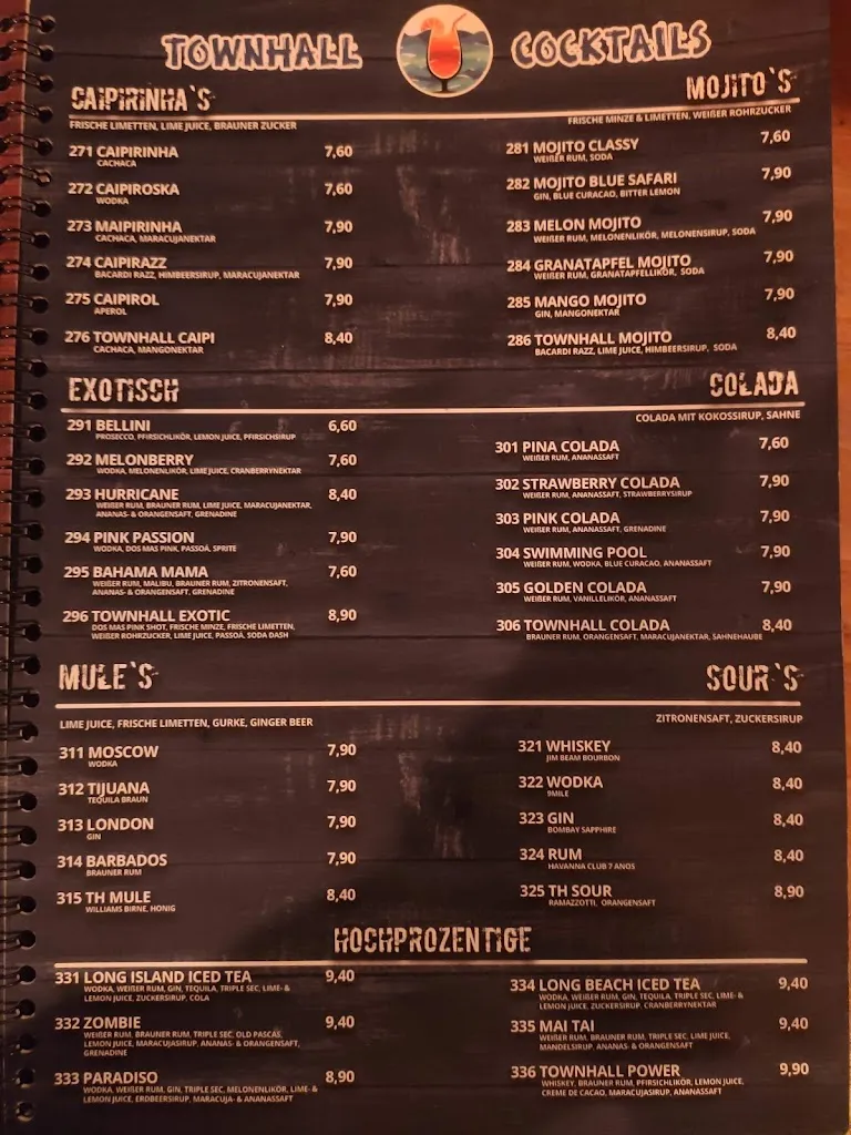Menu_TownHall Bar & Grill_Viernheim_image_3
