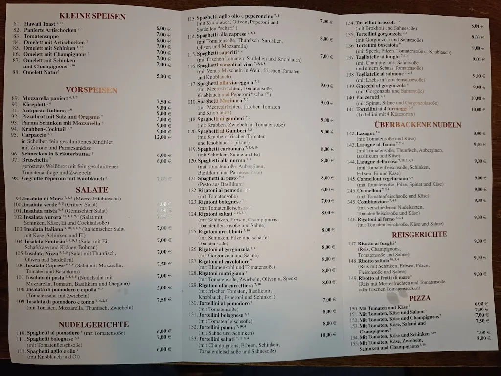 Menu_Ristorante Pizzeria Capri_Viernheim_image_1