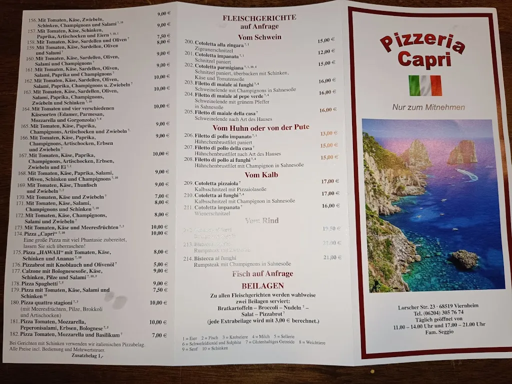 Menu_Ristorante Pizzeria Capri_Viernheim_image_3