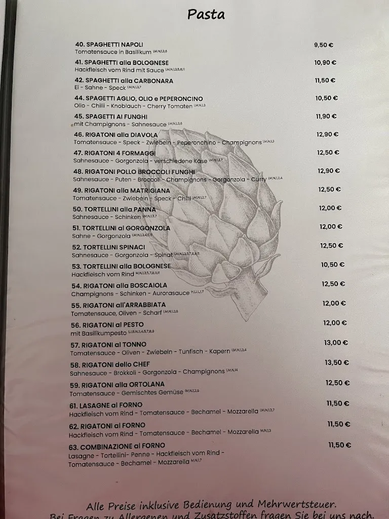 Menu_Restaurant Artischocke_Viernheim_image_1