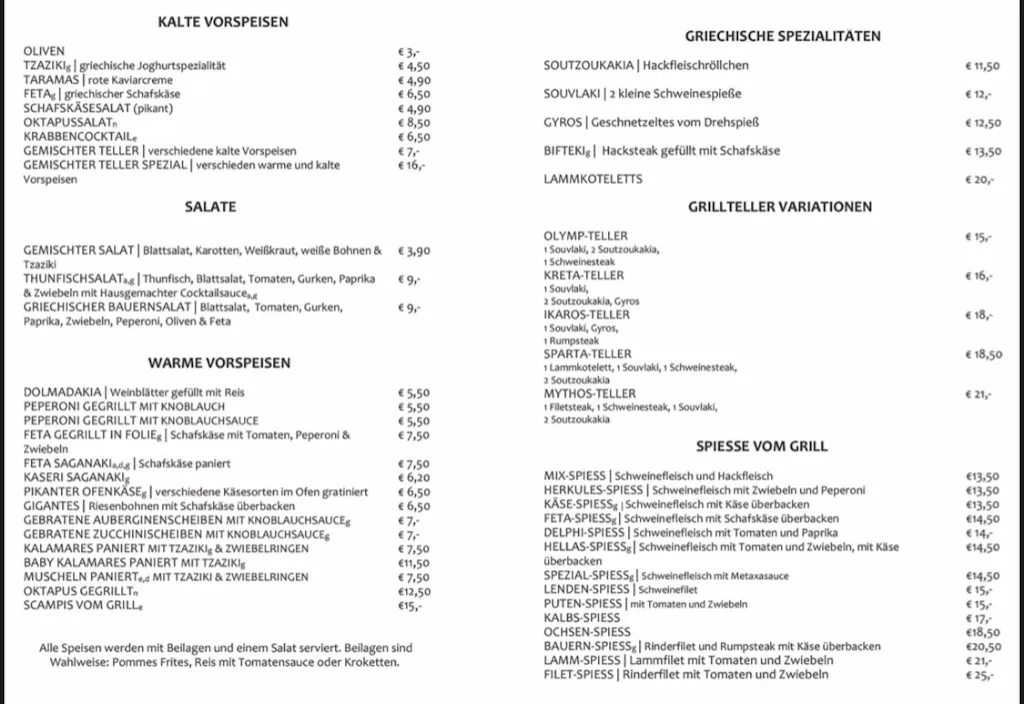 Menu_Restaurant MYTHOS_Viernheim_image_2