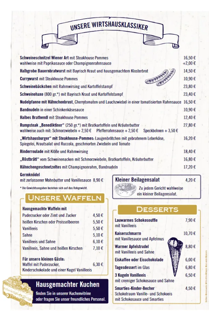 Menu_Benediktiner Wirtshaus Willingen_(Upland)_image_2