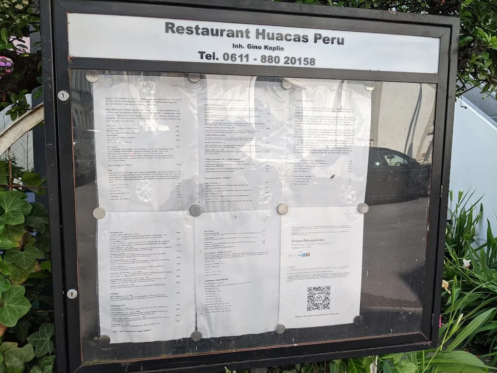 Menu_Restaurant Huacas Peru - Wiesbaden_Wiesbaden_immagine_1