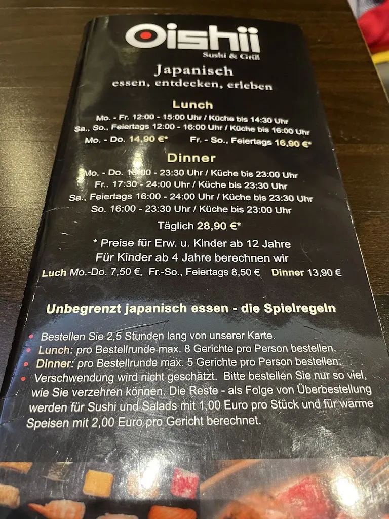 Menu_Oishii Sushi & Grill Restaurant_Wiesbaden_image_1